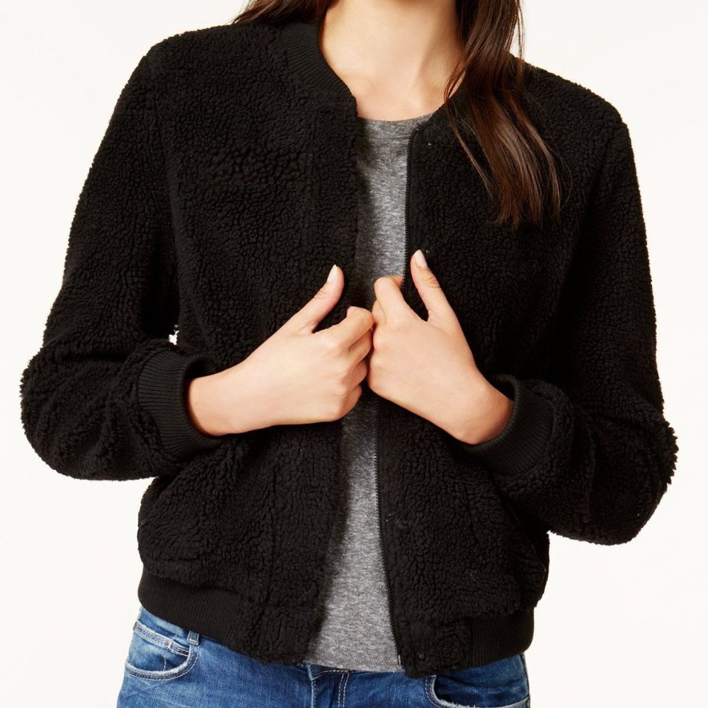 EUC Aritzia Wilfred Sherpa Teddy Bomber Jacket